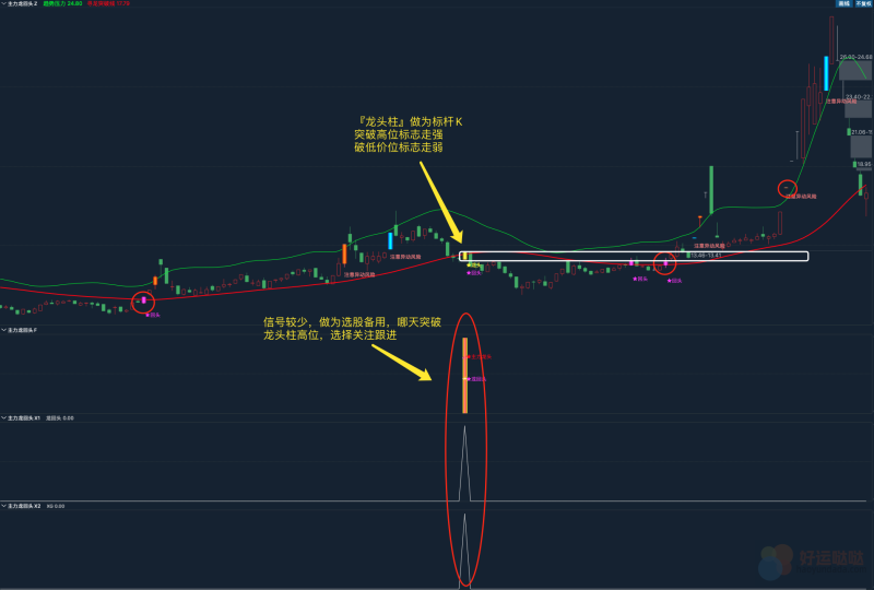 【精选指标】《主力龙回头》捕捉龙头以及龙回头信号，胜率86%以上-好运哒哒指标源码网