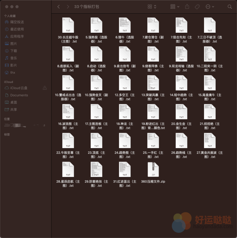 【33个指标源码打包】33个指标源码打包，道友自行下载研究！-好运哒哒指标源码网