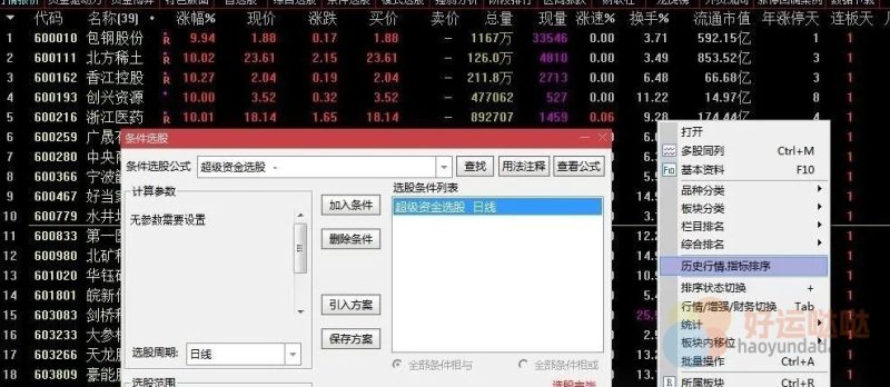 【金钻指标】【超级战神2.0】竞价排序套装指标 重个股轻指数抓牛股-好运哒哒指标公式网