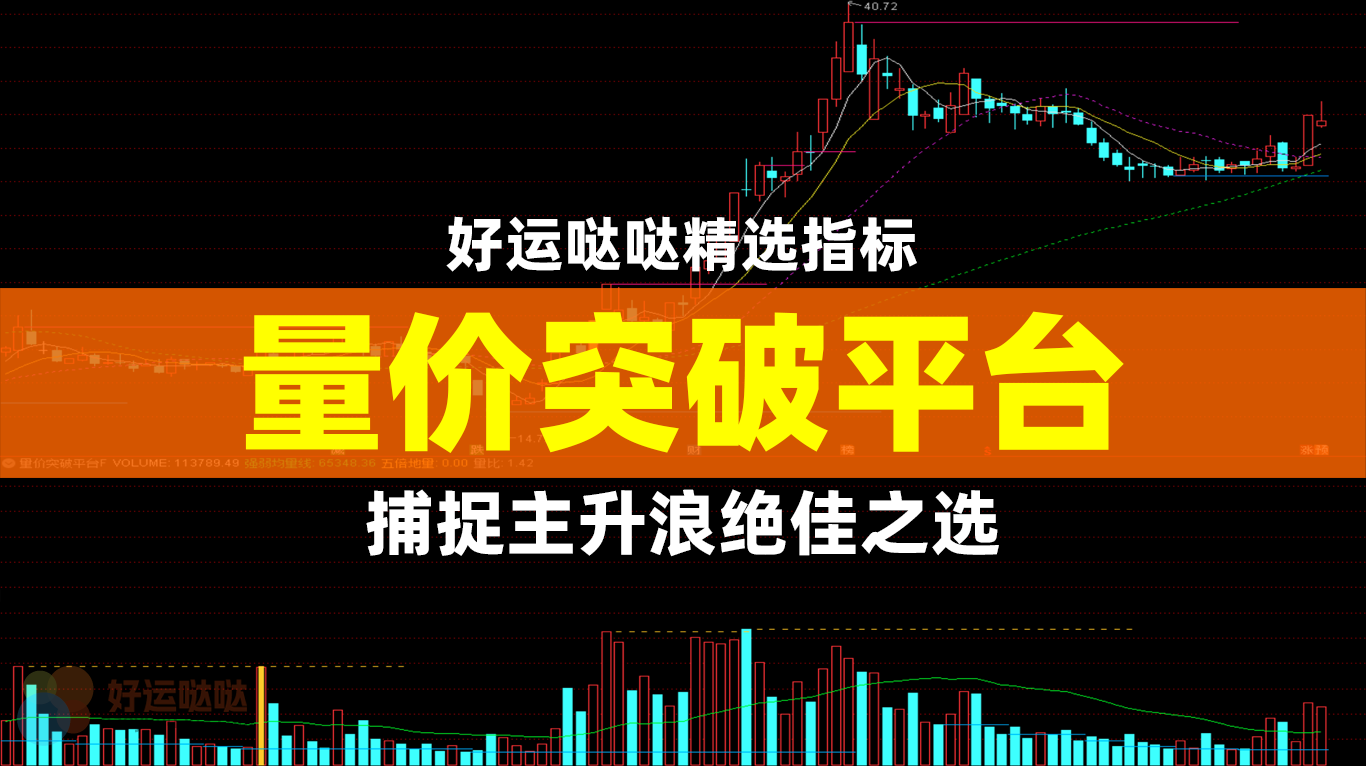 『量价突破平台』捕捉主升浪行情而言，一旦突破堪称绝佳之选（详解） - 好运哒哒指标公式网-好运哒哒指标公式网